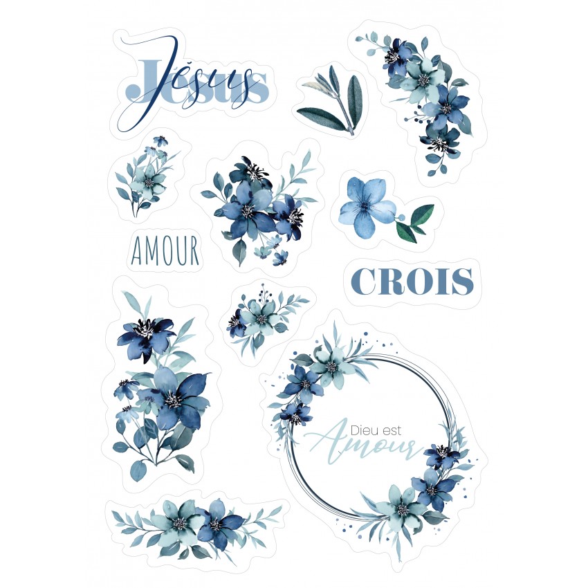 LOT 3 PLANCHES D'AUTOCOLLANTS – Image 3