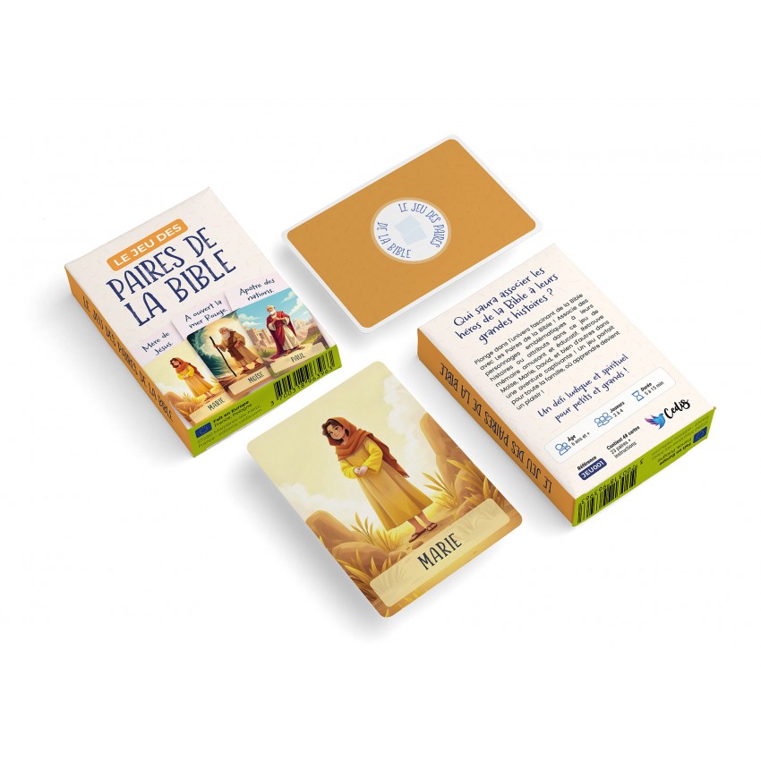 Jeu de cartes "Les paires de la Bible" – Image 2